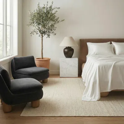 Ettitude Luxe Bamboo Flat Sheet In Cloud