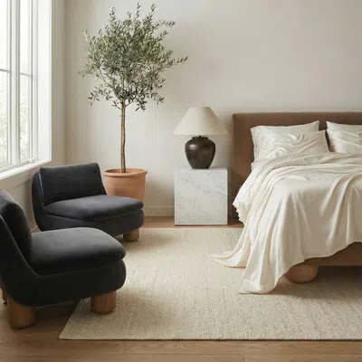 Ettitude Luxe Bamboo Flat Sheet In Cream