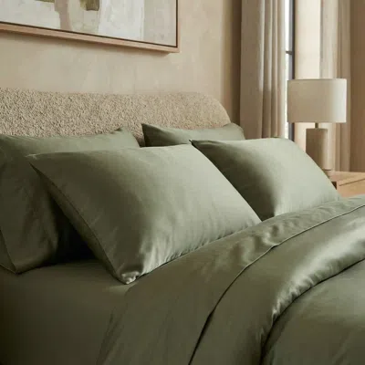 Ettitude Luxe Bamboo Pillowcase Set In Fern