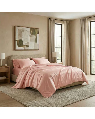 Ettitude Luxe Cleanbamboo® Sateen+ Duvet Cover In Pink