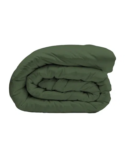 Ettitude Luxe Cleanbamboo Sateen+ Duvet Cover, Full/queen In Green