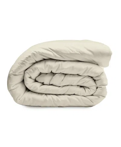 Ettitude Luxe Cleanbamboo Sateen+ Duvet Cover, Full/queen In White
