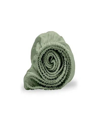Ettitude Luxe Cleanbamboo Sateen+ Fitted Sheet, King In Green
