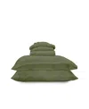 Ettitude Luxe Cleanbamboo Sateen+ Sheet Set, King In Green