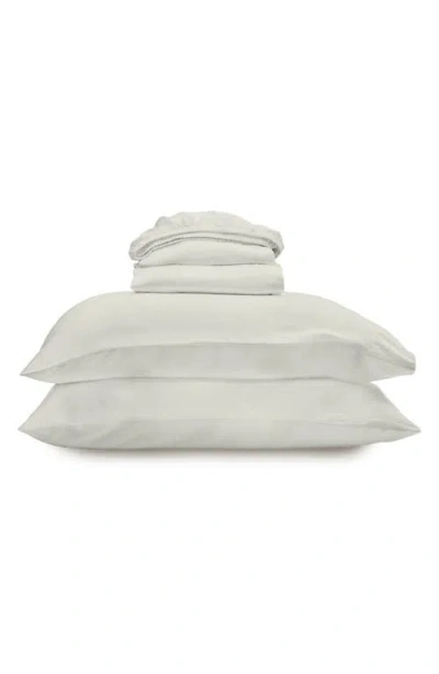 Ettitude Luxe Sateen+ Sheet Set In White