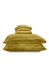 Ettitude Sateen Sheet Set In Brass