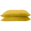 Ettitude Clean Lyocell & Hemp Pillowcase Set In Honey