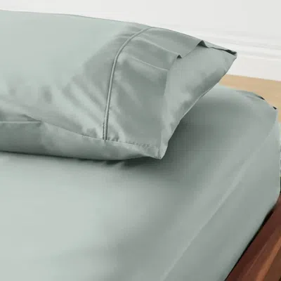 Ettitude Signature Bamboo Fitted Sheet In Sage Green