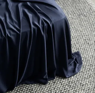 Ettitude Signature Bamboo Flat Sheet In Ocean Blue