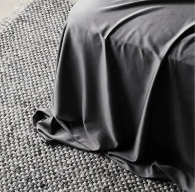 Ettitude Signature Bamboo Flat Sheet In Slate Grey