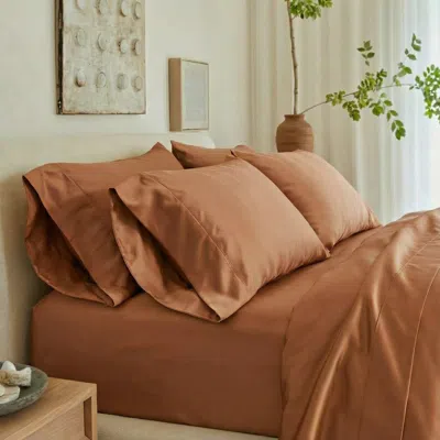 Ettitude Signature Bamboo Pillowcase Set In Almond Brown