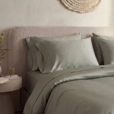 Ettitude Signature Bamboo Pillowcase Set In Sage Green