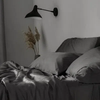 Ettitude Signature Bamboo Sheet Set In Slate Grey
