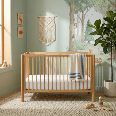 Ettitude Signature Sateen Crib Fitted Sheet