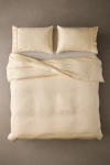 Ettitude Signature Sateen Duvet Cover In Yellow At Urban Outfitters In Neutral
