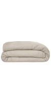 Ettitude Signature Sateen Duvet Cover In Ivory