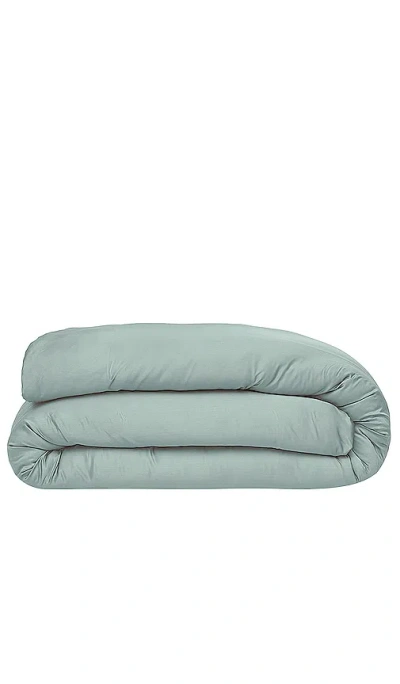 Ettitude Signature Sateen Duvet Cover In Sage