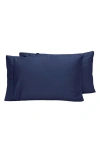 Ettitude Signature Sateen Set Of 2 Pillowcases In Ocean