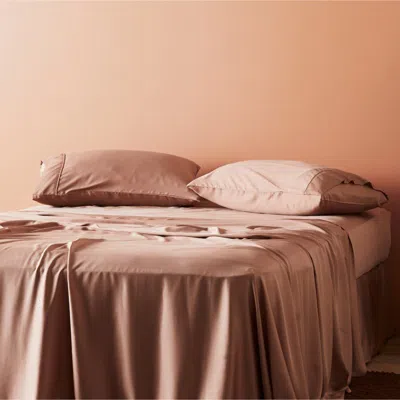 Ettitude Signature Sateen Sheet Set In Pink