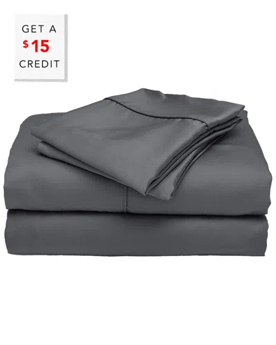 Ettitude Signature Sateen Sheet Set With $15 Credit In Grey