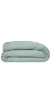 Ettitude Twin Sateen Solid Duvet Cover In Sage