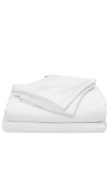 Ettitude Twin Sateen Solid Sheet Set In Cloud