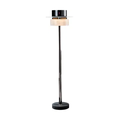 Pre-owned Ettore Sottsass 21st Century  Collection Ratrih Floor Lamp In Black/milk-white