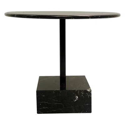 Pre-owned Ettore Sottsass Black Marble Side Table 'primavera' By  For Ultima Edizione