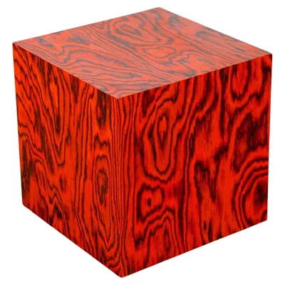 Pre-owned Ettore Sottsass Bloque 3, Pedestal With  Veneer By Bonne Choice In Brown