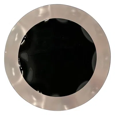 Pre-owned Ettore Sottsass Claudia Shuride Postmodern Glass Plate, 1980s In Brown