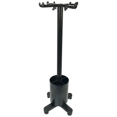Pre-owned Ettore Sottsass Coat Rack With Umbrella Stand By  For Olivetti, 1970s, Italy In Black