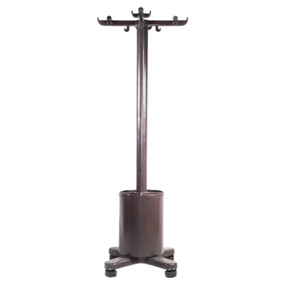 Pre-owned Ettore Sottsass Coat Stand And Umbrella Stand By E. Sottsass For Olivetti Synthesis, Italy 1970s In Gray
