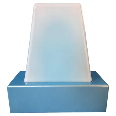 Pre-owned Ettore Sottsass Dorane Table Lamp By Etorre Sottsass For Stilnovo In Original Box In Blue