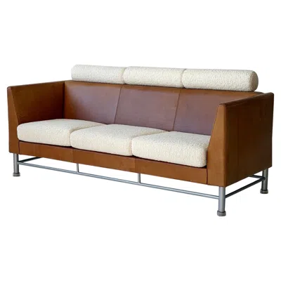 Pre-owned Ettore Sottsass Eastside Sofa By  For Knoll In Brown