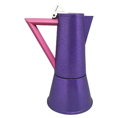 Pre-owned Ettore Sottsass Espresso Maker For Lagostina, Purple, Italy