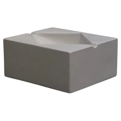 Pre-owned Ettore Sottsass First Edition White  Yantra Y32 Ashtray For Design Centre, 1969