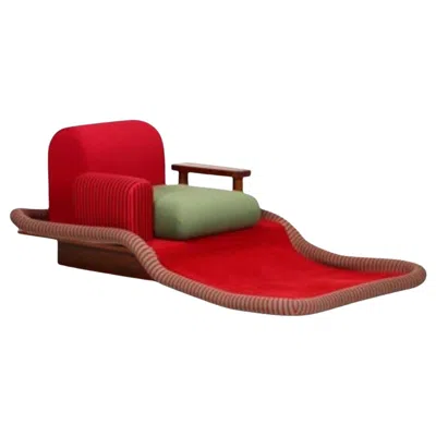 Pre-owned Ettore Sottsass Flying Carpet Armchair By Bedding Brevetti 1970s Italy In Brown