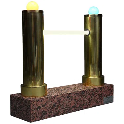 Pre-owned Ettore Sottsass For Alchimia “capodanno” No. 71 Table Lamp, 1979 In Black