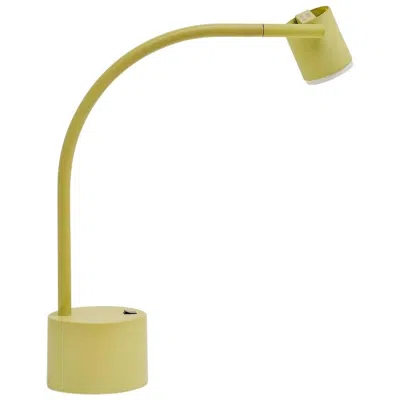 Pre-owned Ettore Sottsass "halo Click 2" Table Lamp For Philips 1988 In Sand