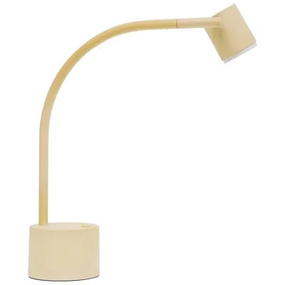 Pre-owned Ettore Sottsass Halo Click Table Lamp Philips, 1988 In Sand
