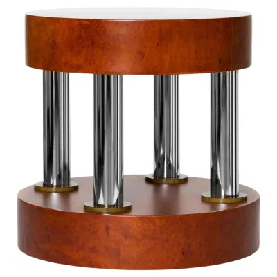Pre-owned Ettore Sottsass Memphis Milano Hyatt Table By  In Brown