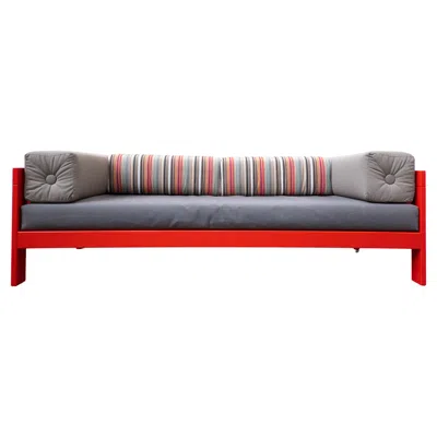 Pre-owned Ettore Sottsass Mid-century Orange "califfo" Sofa By , Poltronova, Italy, 1960s