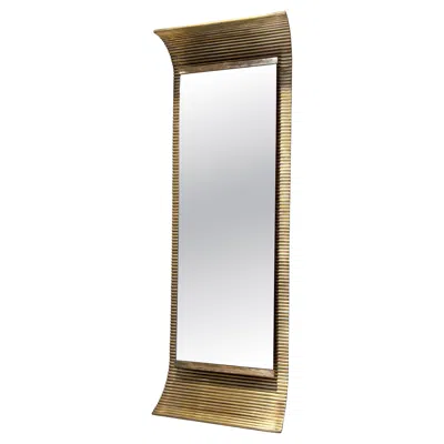 Pre-owned Ettore Sottsass Mirror By  For Santambrogio E De Berti, 1950s In Gray