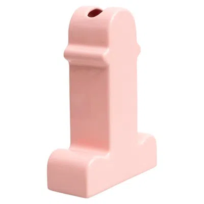 Pre-owned Ettore Sottsass Pink Ceramic Shiva Flower Vase, By Bd Barcelona