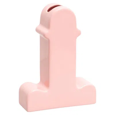 Pre-owned Ettore Sottsass Pink Ceramic Shiva Vase, Mid-century Modern
