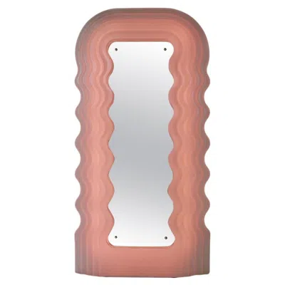 Pre-owned Ettore Sottsass Pink ‘ultrafragola' Mirror Designed By  For Poltronova, Italy
