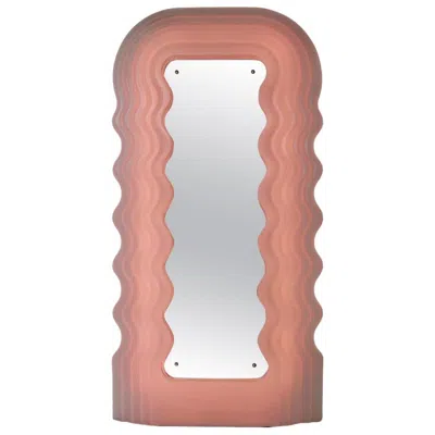 Pre-owned Ettore Sottsass Pink ‘ultrafragola' Mirror Designed By  For Poltronova, Italy
