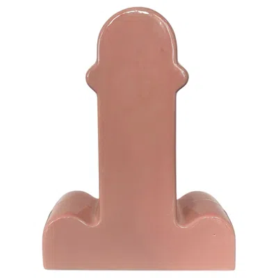 Pre-owned Ettore Sottsass Postmodern Shiva Pink Ceramic Vase For Bd Barcelona, Spain 1970s