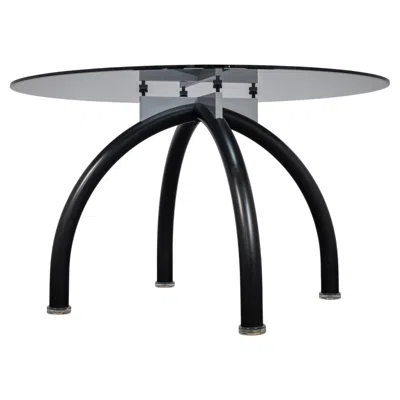Pre-owned Ettore Sottsass Postmodern Spider Dining Table By  For Knoll International, Italy In Black
