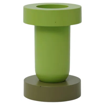 Pre-owned Ettore Sottsass Postmodern Vase By  For Marutomi 1997 In Brown